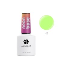 Color base Adricoco Neon Base, No. 02 explosive lemon, 8 ml