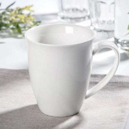 Porcelain mug Wilmax, 380 ml, white color