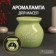 Aroma lamp ceramics "Rejoice yourself" light green 7.2x7.2x7.8 cm