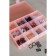Step ring, metal, 10 mm, 20 pcs, white color