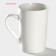Porcelain share mug "Umbrella for two", 380 ml, white color