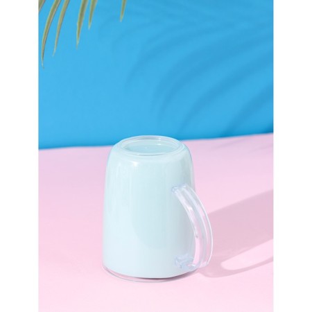 Mug Plastic shade "Tenderness", 350 ml, blue color-2