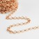 A chain for a bag, iron, d = 7 mm, 10 ± 0.5 m, gold color