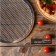 Pizza baking uniform, d = 23 cm, silver color