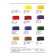 Gouache art in a tube 12 colors x 18ml gamma "old master"