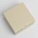 Gift folding box, packaging, "beige", 15 x 15 x 7 cm
