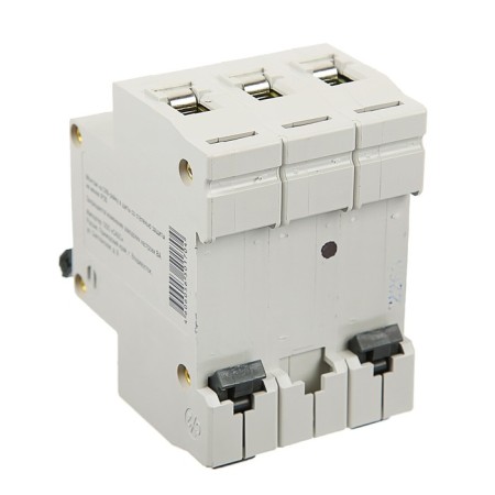 Switch automatic IEK Generica, VA47-29, 3P, 63 A, 4.5 KA, HAR-KA C, MVA25-3-063-C-1