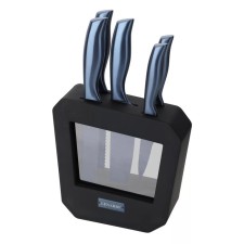 Lenardi knife set, on a stand, 5 items