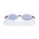 ATEMI B504 swimming glasses, silicone, white/red color