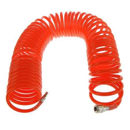 Spiral air stels 8x12 mm, 18 atm, with quick -detachable connections, 15 m