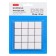 Hatber 48 sticking pillows 3 sheets 25 x 25mm bilateral