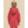 Sweatshirt for girls, height 104 cm, red color