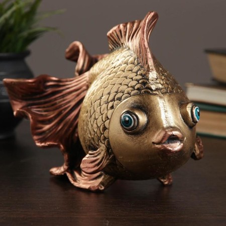 Piggy bank "Golden Fish" 13x25cm-1