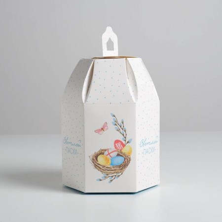 Confectionery box, packaging "Bright Easter", 16.5 x 14.5 x 21 cm-2