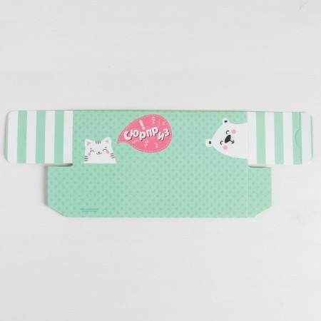 Box for Makarun confectionery, packaging "Surprise", 18 x 5.5 x 5.5 cm-4