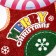 Decorative decoration (suspension) "Santa Claus and Deer" 35x24 cm