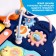 Developing toy "piano", sound, light