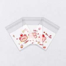 BOPP package with sticky tape, 