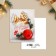 Happy New Year postcard, Christmas ball, 6 x 8 cm, New Year