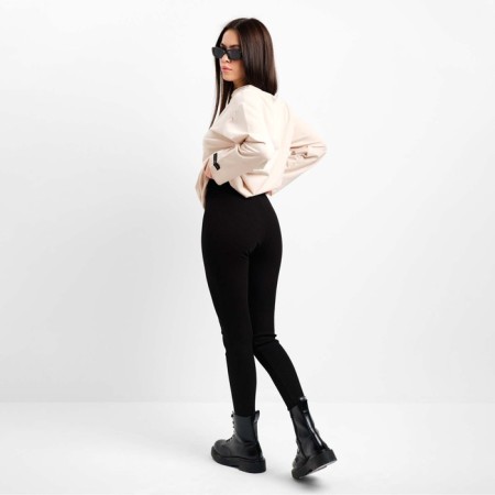 Leggings Women's Mist Old School Size 48 (Height 175), Black Color-1