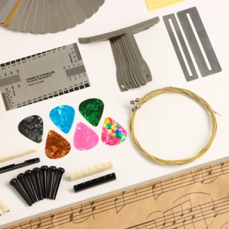 A set of tools and accessories for repairing guitar Music Life-2