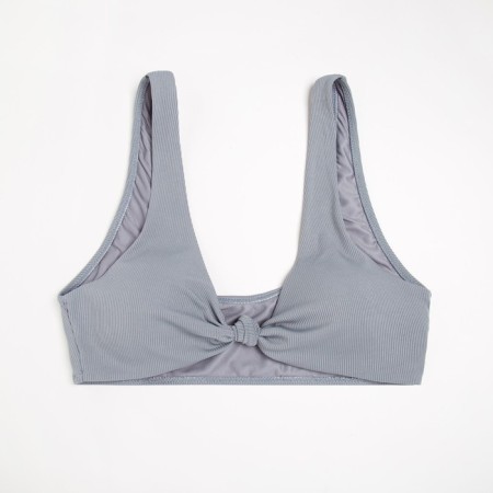 Top bathing female minaku plain, gray color, size 46-5