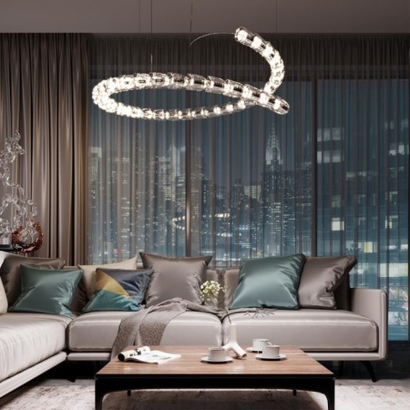 Suspended chandelier LED 129W 4000k 3200lm-5