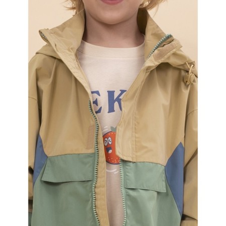 Windbreaker for boys, height 146 cm, sandy color-10