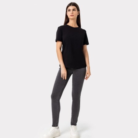 Women's jeans, gray color, size 44 (W27 L32)-1