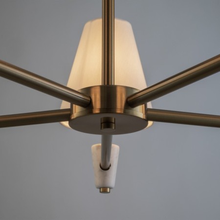 Freya FR5371CL-05BS PIETRA, 495x325x245 mm ceiling lamp, E14, 5x40W, brass color-9