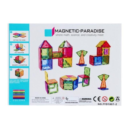 Magnetic designer "Geometric figures", 28 parts-6