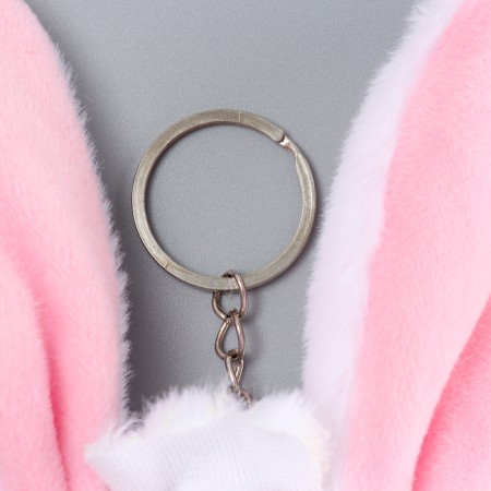 Soft toy "Zitsa Ushastika" on a key fob, 12 cm, color mix-2