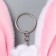 Soft toy "Zitsa Ushastika" on a key fob, 12 cm, color mix