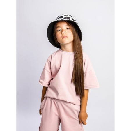 Children's jump (T-shirt, shorts), height 92-98 cm, powder color-3