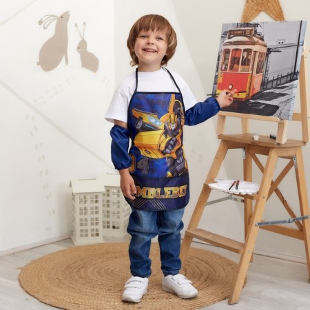 Apron with overshielders Children's "Transformers", 49x39 cm