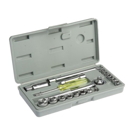 A set of tools in the case of the tundra, universal, 1/4 "and 3/8", 20 items