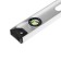 The level of aluminum tundra "rail", 3 eyes (1 rotary), 800 mm