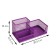 Chancellery trifle stand, 3 compartments, mesh, metal, lilac