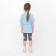 Bridges for girls, gray color, height 134 cm