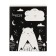 Notebook of 18 sheets in the Meshu Black & White cage, cover coated cardboard, VD-LK, OFSET Block, MIX