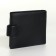 Male purse on the button, black color