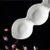 Menja porcelain 3-section Magistro "Blanche", 28 × 8.5 × 4.5 cm, white color