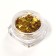 Sparkles for decor, large/small, golden color