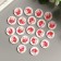 Button decorative tree "Bouquet of roses" 2.5x2.5 cm