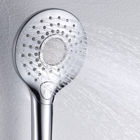 Shower Lake Wasserkraft A101, 3 modes, cleaning key, ABS plastic, chrome-3
