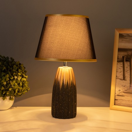 Table lamp "Angel" 1x40W E14 black/gold 22x22x38cm-1