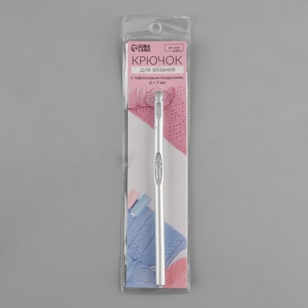 Knitting hook, with Teflon coating, d = 7 mm, 15 cm-4