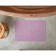 Terry rug "Ethel" Organic LaVender 50x70 cm, 100% HL, 550G/m2