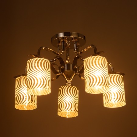 School "Demi" 5x40W E27 Chrome Model: 2800433-2