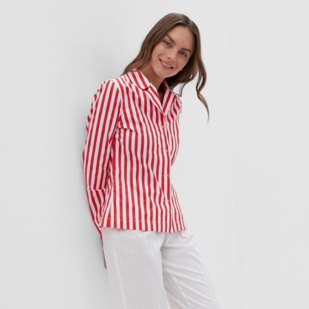 Female pajamas (shirt and trousers) kaftan "strip" p. 44-46-1